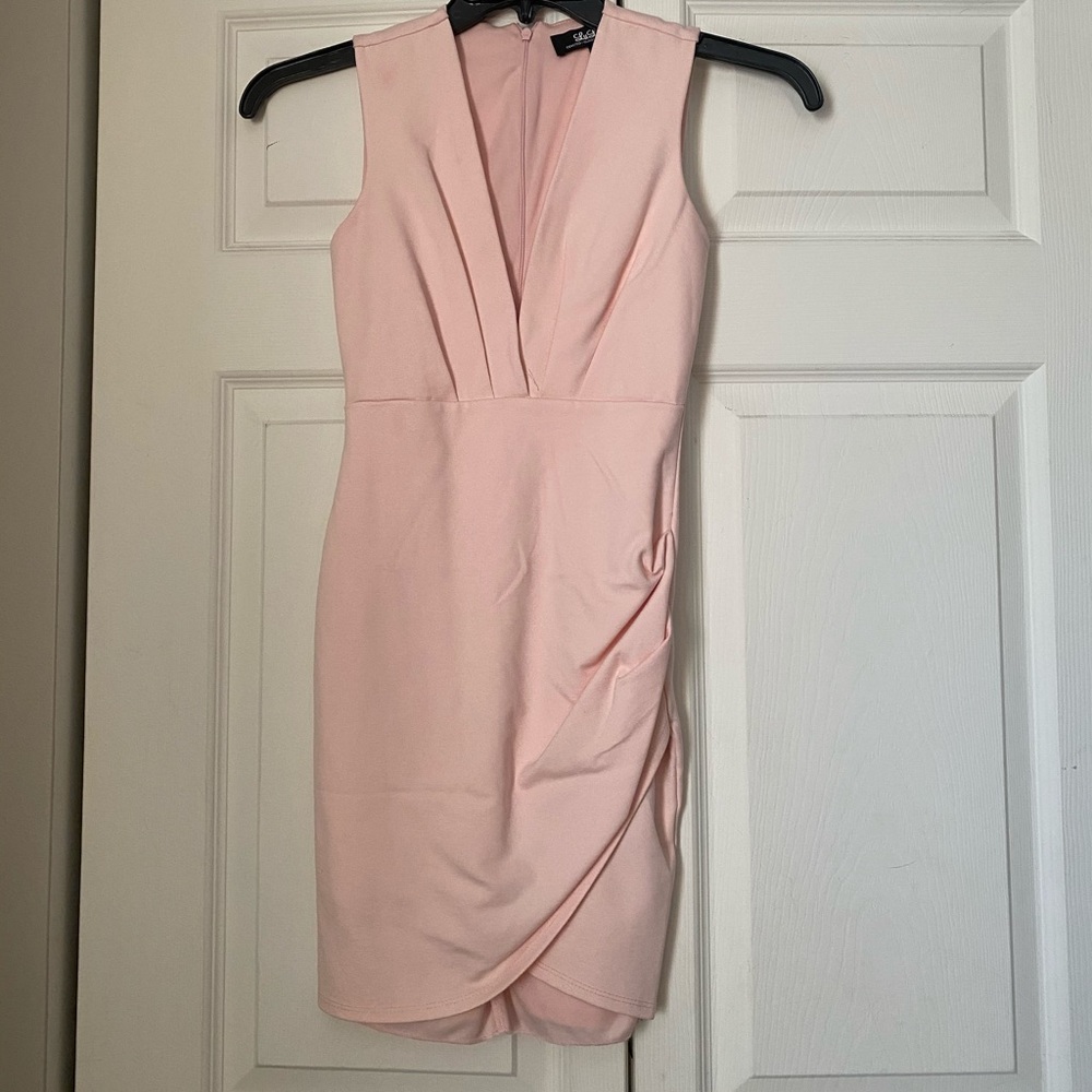 Lulu pale pink cocktail dress